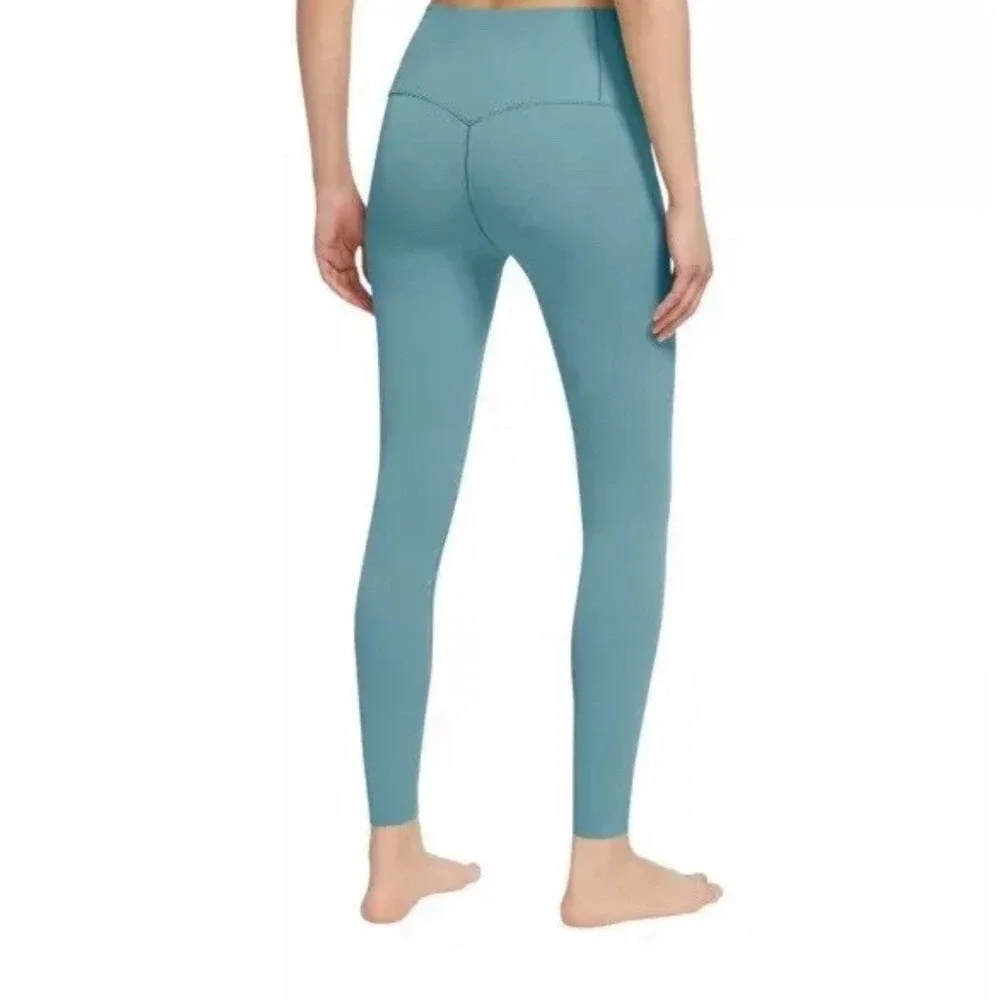 Nike‎ Zenvy Gentle Support High Waisted 7/8 Leggings Womens Medium Blue DQ6015